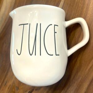 Rae Dunn “Juice” small pitcher